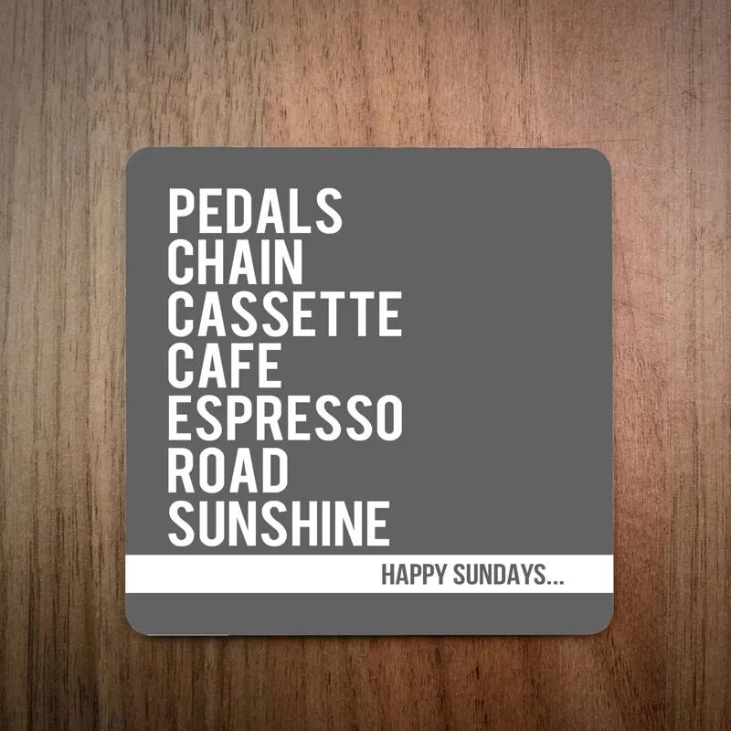 Happy Sundays Cycling Coaster Set-1